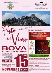 Programma Festa del Vino 2025 a Bova